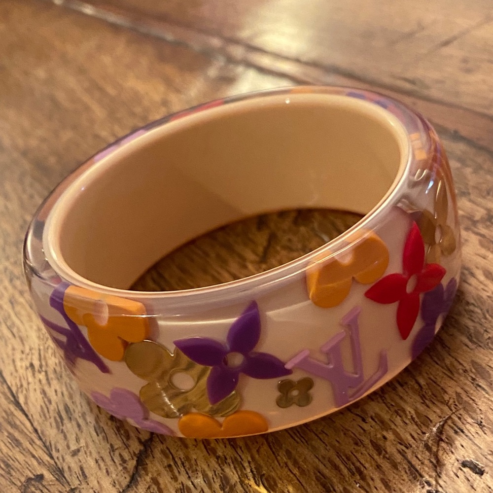 AUTHENTIC Louis Vuitton Inclusion Bangle-Wide